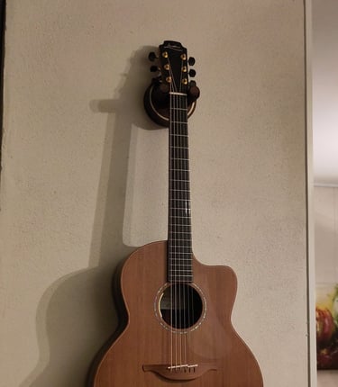 walnut guitar hanger