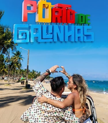 a man and woman sitting in a car