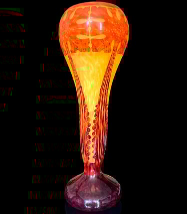 Vase Amarantes Le verre Français
