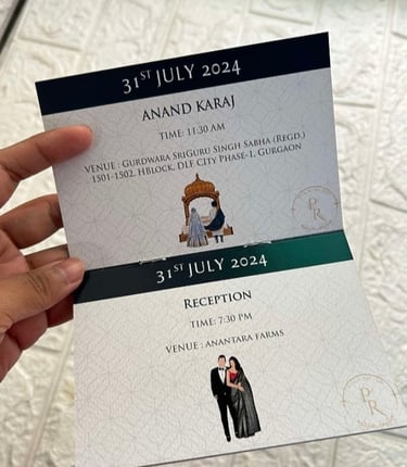 Passport Invitation by Geet Events