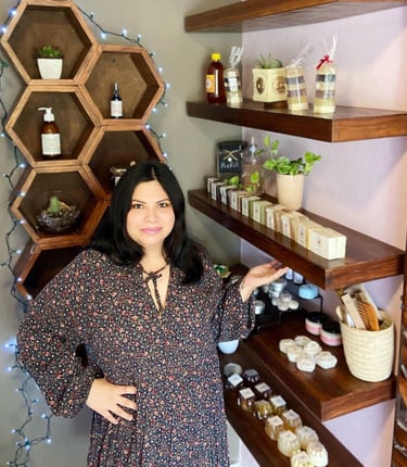 Jessica Ramos Fundadora de Cosmetica Natural Amjeal