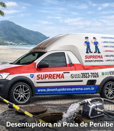 desentupimento na praia de peruibe
