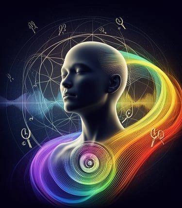 Recibiendo limpieza energética y descarga vibracional con sonido