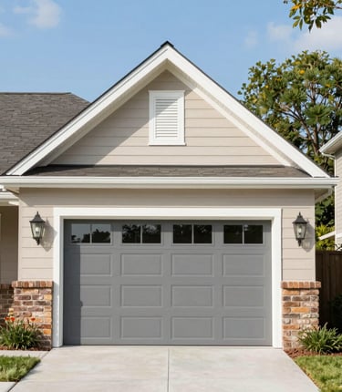 A skilled construction team working together on a sunny Southern California home remodel, with tools and blueprints in hand.