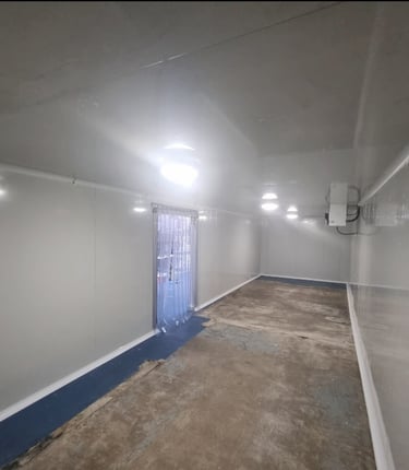 York Wholesales Meat Ltd’s cold room with split system for efficient, reliable meat storag
