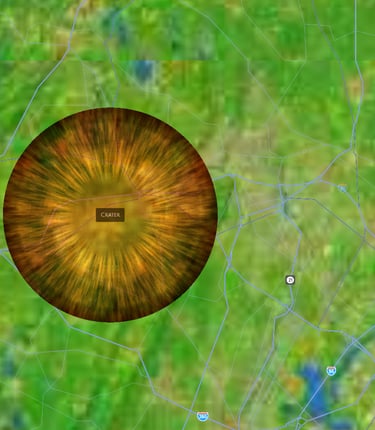 Immagine del gameplay del gioco Asteroid Launcher.
