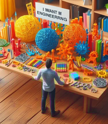 WIKXY Brightly coloured, taylormade 3D printed spheres, tower on the table. Available at WIKXY 3D Printing in Stoke-on-Trent.