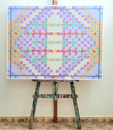 Composicion 950,en el caballete