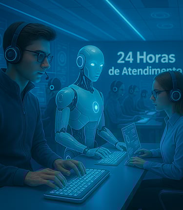 Atendimento 24 horas por dia, sem folga, descanso e sem atestados.
