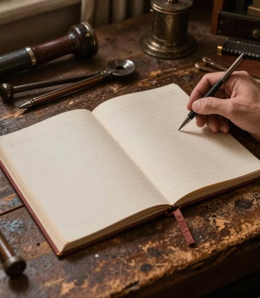 old school journalling