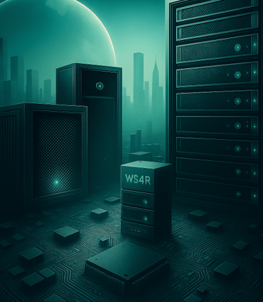 a computer monitor screen with a computer and a laptop