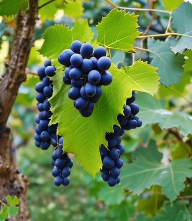 A picturesque view of grapevines in Armenia, highlighting the lush landscape.