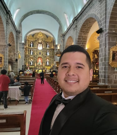 El interios de la Iglesia de Santo Domingo construida sobre el Templo del Coricancha.