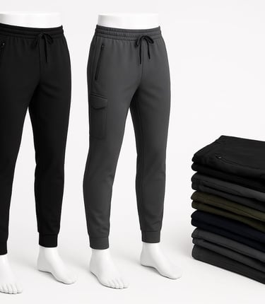 “Swatej 4-way Lycra stretchable track pant, navy blue, comfortable active wear”