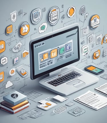 A diverse team collaborating around industrial software and measurement tools displayed on multiple screens.