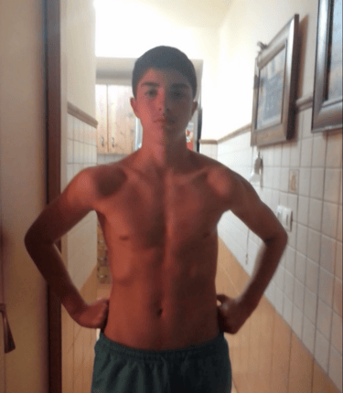 Fisico antes del cambio