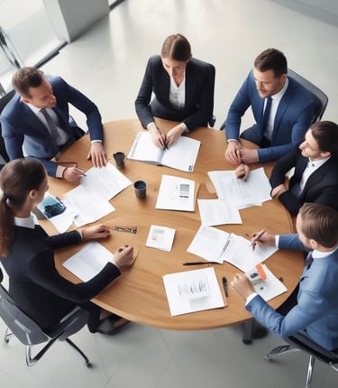 A professional handshake between Turkish and Ukrainian businesspeople symbolizing partnership.