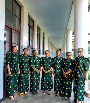 Novices de la Congrégation de la Sainte Famille d'Helmet, Lycée Wima Janvier 2026