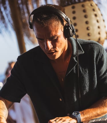 Miguel Cuartín directing the sonic narrative at Solé, Trocadero Zanzibar.