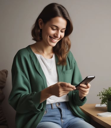 Team of professionals collaborating in a modern office with navy blue and electric blue accents.