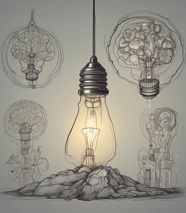 A sleek futuristic workspace with glowing neon accents and dynamic motion graphics on screens.