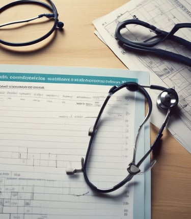 black and gray stethoscope