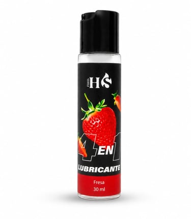 Lubricante íntimo 4 en 1 sabor fresa 30 ml | Sheixy Shop