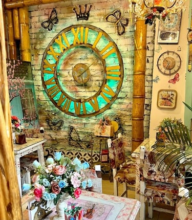 Decoracipón vintage en La Cascada Restaurant