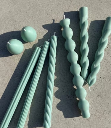 natūralaus sojų vaško žvakės