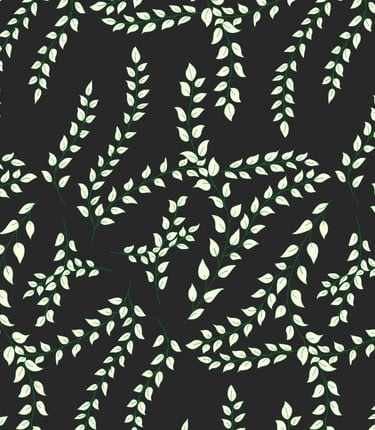  “Nature-inspired seamless leaf pattern in olive green — celebrating artistic legacy in home/Fashion