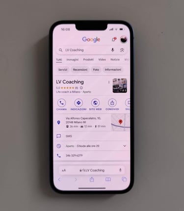 Elemento grafico astratto – Telefono cellulare con recensioni del sito