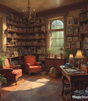 Room that is cluttered and needs items liquidated.