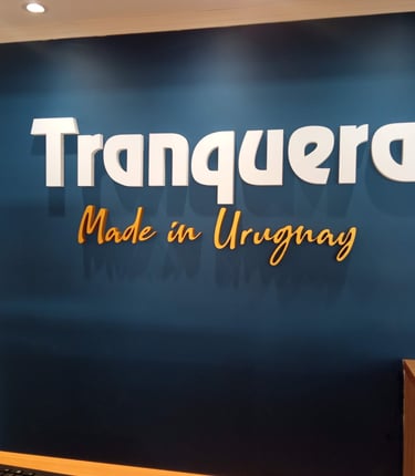 Letras corporeas "Tranquera"