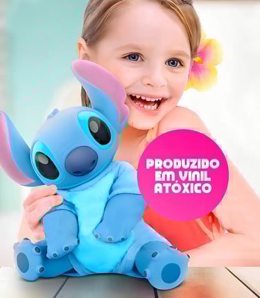 Boneco Stitch Baby da Coleção Amor de Filhote