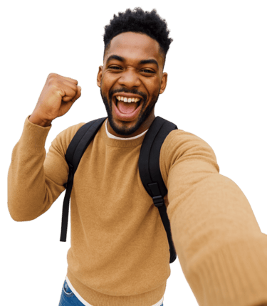 student completing career guidance assessment