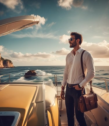 pp with a graph and monetary figure. A cup of coffee sits on the right side, adding a casual work environment atmosphere.