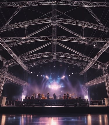 group of people watching concert