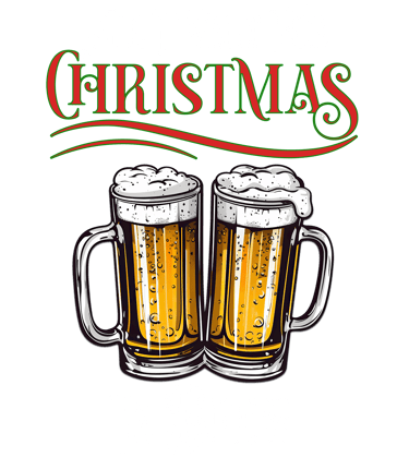 two mugs of beer and a beer