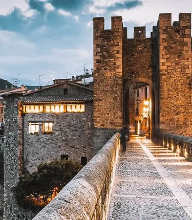 Cidades medievais com castelos para você viajar no tempo.