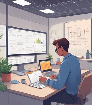 A professional team working on Google My Business optimization.