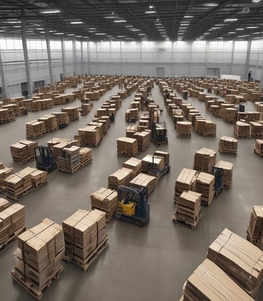 Almacén logístico 3PL en México con racks y control de inventario