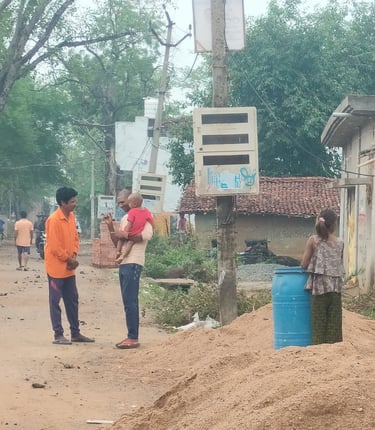 People on the street 