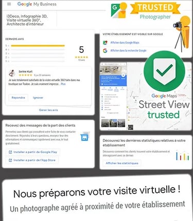 Un photographe pour mettre en valeur votre établissement sur internet Google Maps