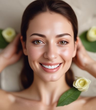 A serene spa environment with calming decor and soft lighting.