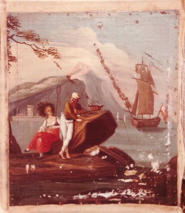 Sybille Ingold restauration de tableau 5 pendant