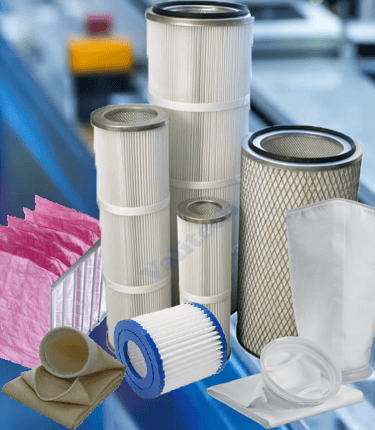 bag filter cartrdige filter antistatic cloth filter