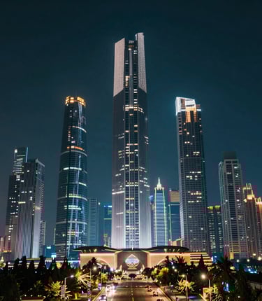 A friendly mortgage broker discussing home loan options with a smiling couple in a cozy living room.