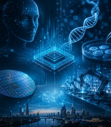 AI semiconductor technology and biotech diagnostics platform