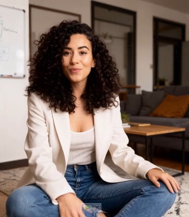 Ava from MyHustleSpark — AI tools educator for beginners