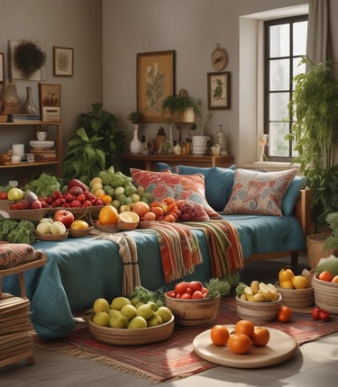 A wooden chair with a modern, angular design is placed against a dark background. The chair appears to have a distinctive, geometric pattern on the backrest and armrests, showcasing intricate craftsmanship in the woodwork.